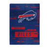 Buffalo Bills Blanket 60×80 Raschel Digitize Design