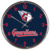 Cleveland Guardians Clock Round Wall Style Chrome