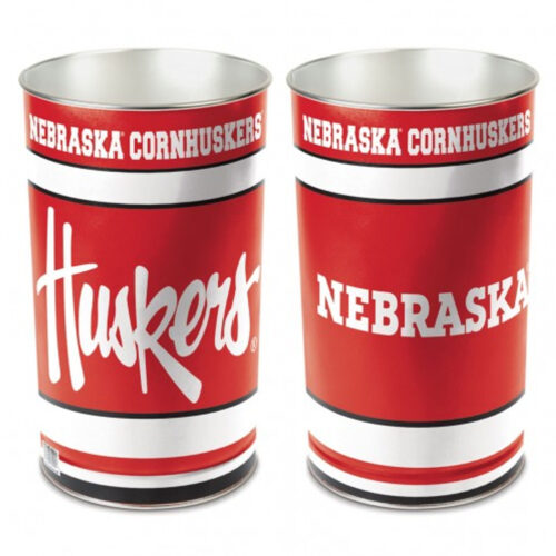 Nebraska Cornhuskers Wastebasket 15 Inch