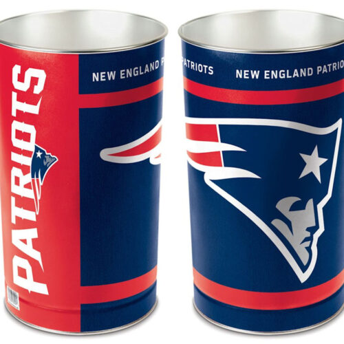 New England Patriots Wastebasket 15 Inch