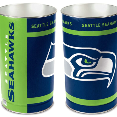 Seattle Seahawks Wastebasket 15 Inch