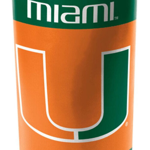 Miami Hurricanes Wastebasket 15 Inch