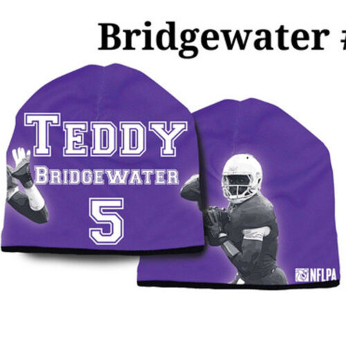 Minnesota Vikings Beanie Lightweight Teddy Bridgewater Design CO