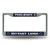 Penn State Nittany Lions License Plate Frame Chrome Printed Insert