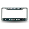 Philadelphia Eagles License Plate Frame Chrome Printed Insert