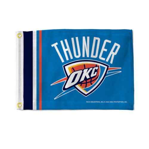 Oklahoma City Thunder Flag 12×17 Striped Utility