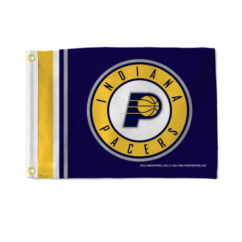 Indiana Pacers Flag 12×17 Striped Utility