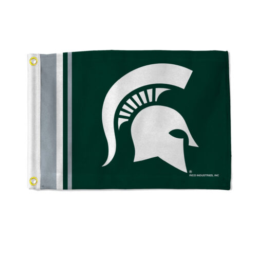 Michigan State Spartans Flag 12×17 Striped Utility