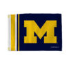 Michigan Wolverines Flag 12×17 Striped Utility