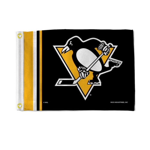 Pittsburgh Penguins Flag 12×17 Striped Utility