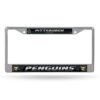 Pittsburgh Penguins License Plate Frame Chrome Printed Insert