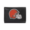 Cleveland Browns Wallet Trifold Leather Embroidered