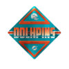 Miami Dolphins Sign Metal Diamond Shape