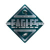 Philadelphia Eagles Sign Metal Diamond Shape