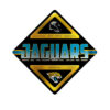 Jacksonville Jaguars Sign Metal Diamond Shape