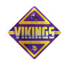 Minnesota Vikings Sign Metal Diamond Shape