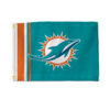 Miami Dolphins Flag 12×17 Striped Utility