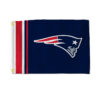 New England Patriots Flag 12×17 Striped Utility