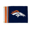 Denver Broncos Flag 12×17 Striped Utility