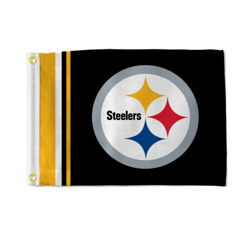 Pittsburgh Steelers Flag 12×17 Striped Utility