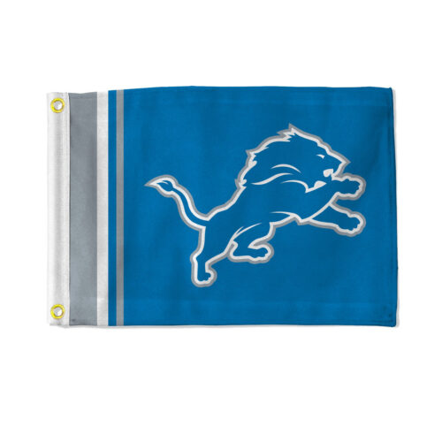 Detroit Lions Flag 12×17 Striped Utility