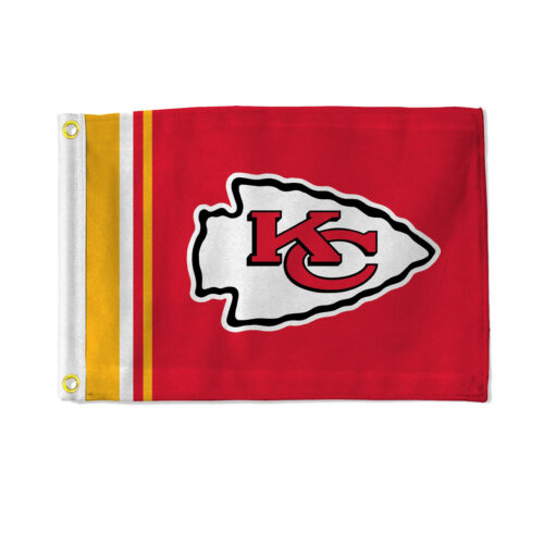 Kansas City Chiefs Flag 12×17 Striped Utility