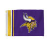 Minnesota Vikings Flag 12×17 Striped Utility