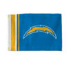 Los Angeles Chargers Flag 12×17 Striped Utility