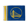 Golden State Warriors Flag 12×17 Striped Utility