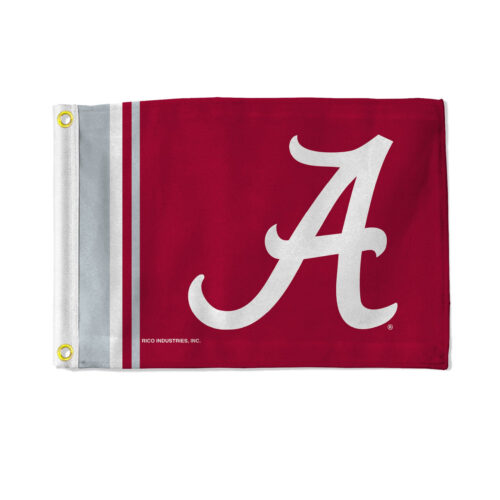 Alabama Crimson Tide Flag 12×17 Striped Utility