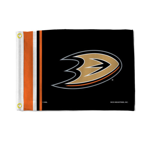 Anaheim Ducks Flag 12×17 Striped Utility