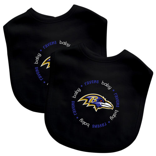 Baltimore Ravens Baby Bib 2 Pack