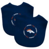 Denver Broncos Baby Bib 2 Pack