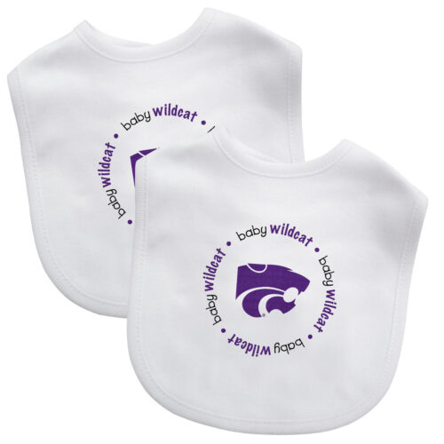 Kansas State Wildcats Baby Bib 2 Pack