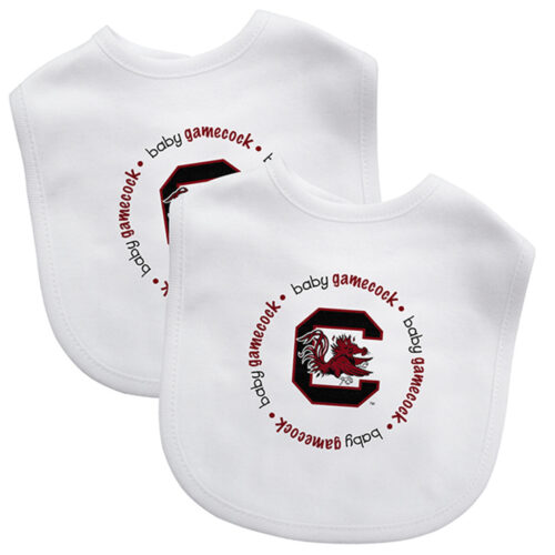 South Carolina Gamecocks Baby Bib 2 Pack