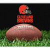 Cleveland Browns Pet Bowl Mat Classic Football Size Large