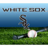 Chicago White Sox Pet Bowl Mat Classic Baseball Team Color Size Large CO