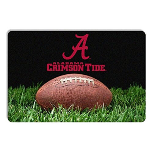 Alabama Crimson Tide Classic  Football Pet Bowl Mat – L –