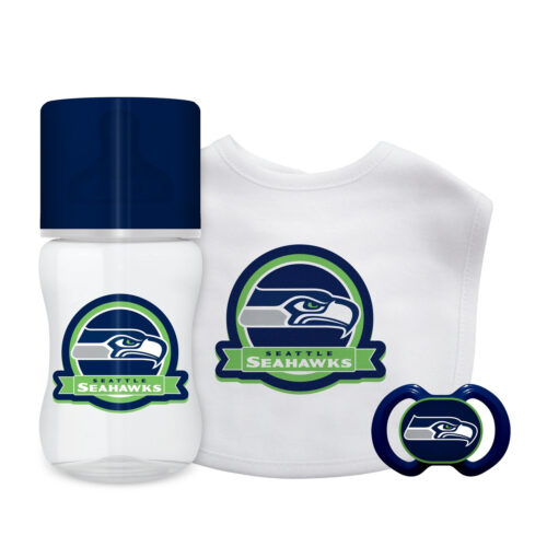 Seattle Seahawks Baby Gift Set 3 Piece