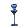 Tennessee Titans Glass 17oz Wine Stemmed Boxed