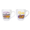 Minnesota Vikings Coffee Mug 17oz Ceramic 2 Piece Set with Gift Box