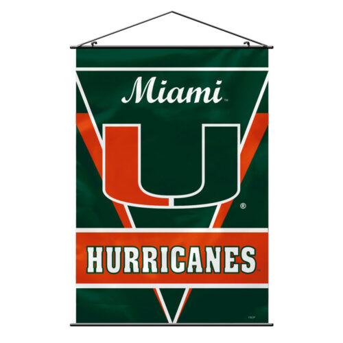 Miami Hurricanes Banner 28×40 Wall Style CO