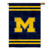 Michigan Wolverines Banner 28×40 House Flag Style 2 Sided CO