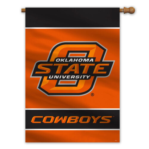 Oklahoma State Cowboys Banner 28×40 House Flag Style 2 Sided CO