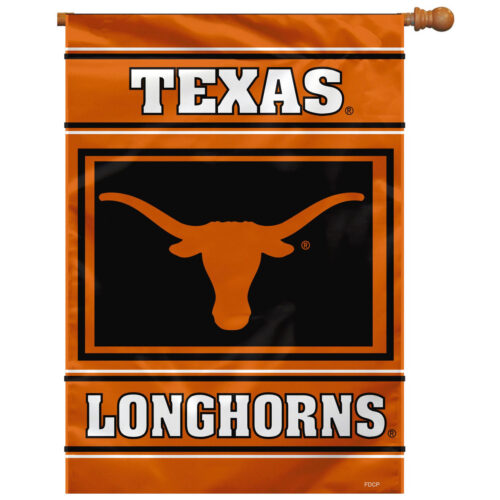 Texas Longhorns Banner 28×40 House Flag Style 2 Sided CO