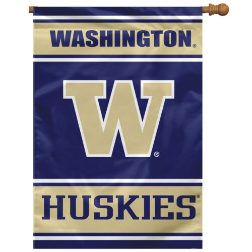 Washington Huskies Banner 28×40 House Flag Style 2 Sided CO