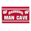 Wisconsin Badgers Flag 3×5 Banner Man Cave CO