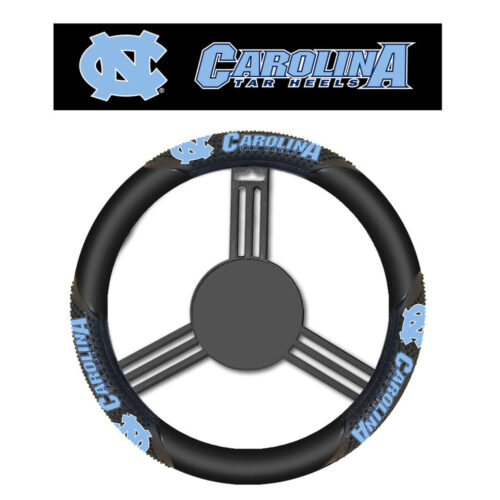 North Carolina Tar Heels Steering Wheel Cover Massage Grip Style CO