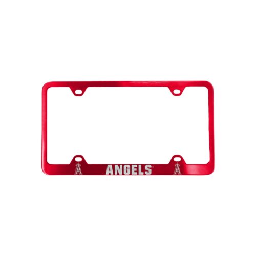 Los Angeles Angels License Plate Frame Laser Cut Red