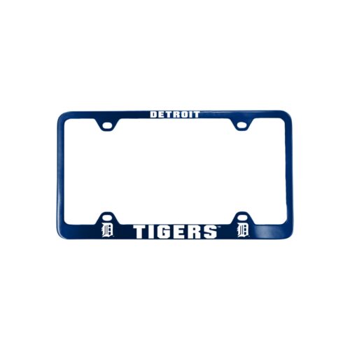 Detroit Tigers License Plate Frame Laser Cut Blue